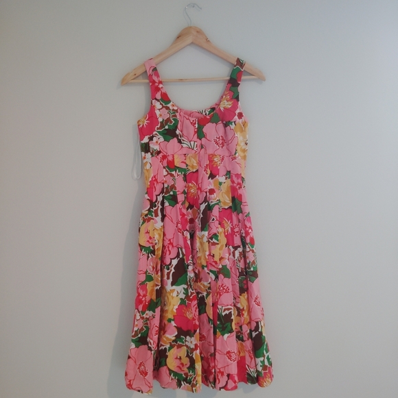 Talbots Floral Pink Sundress - Picture 4 of 7